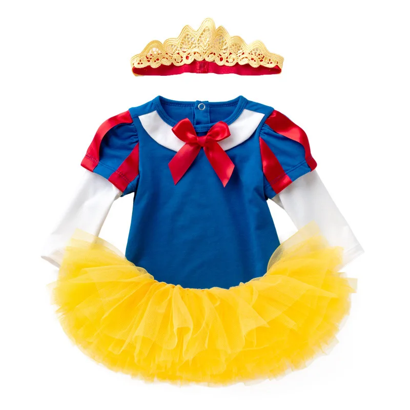0-2Y 3pcs Girl Baby Summer Suit Novelty Costume Newborn Clothing Sets Bebe Dress Toddler Clothes Party Cosplay Gift 3 6 9 12 18M - Image 2
