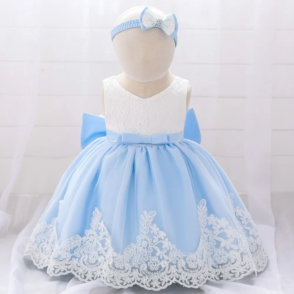 Girls Dresses Children's Clothing Kids Clothes Summer Cute Princess Fairy Party baby Clothing Elegant Harajuku Streetwear Lace - Image 2