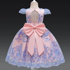 Toddler Princess Flower Dress Baby Girls Birthday Wedding Party Dresses